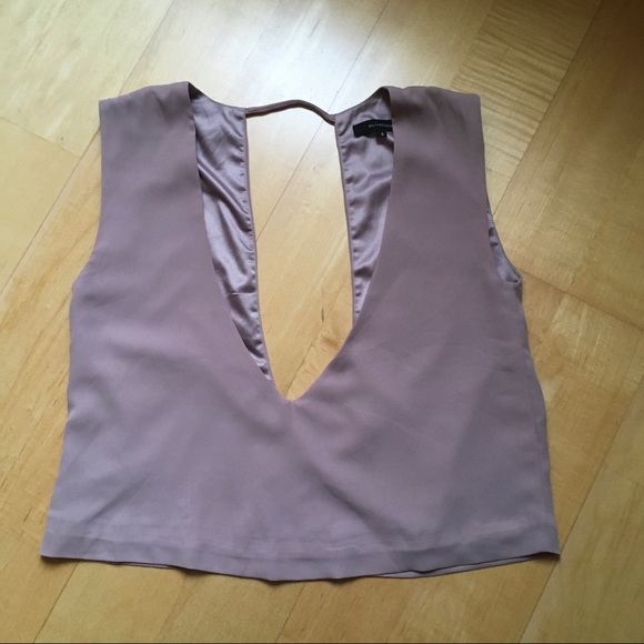 Oliveaceous pink vest tank top - Picture 3 of 4